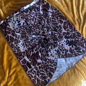 Leopard Print Skirt
